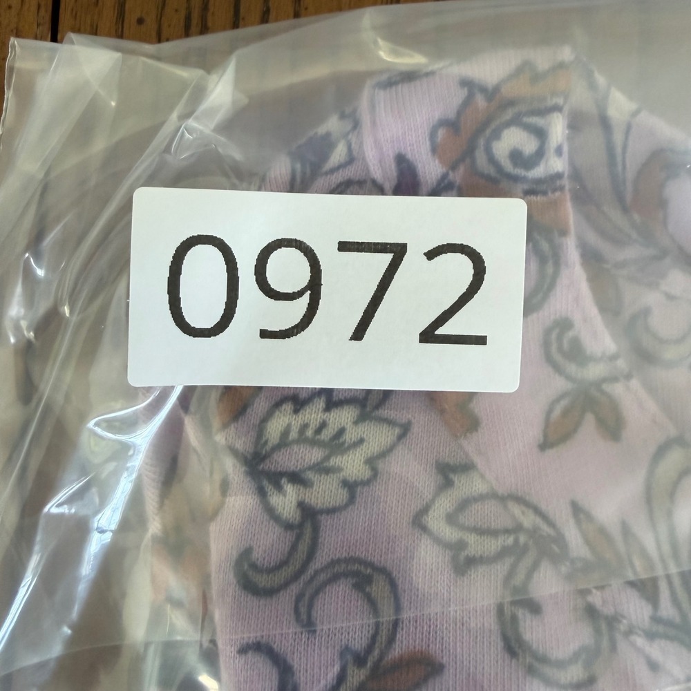J.‎ Jill Petite Floral Paisley Print Top Peasant Boho Pink Purple 3/4 Sleeve XSP - Picture 14 of 14